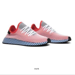 Adidas Deerupt Solar Red Bluebird